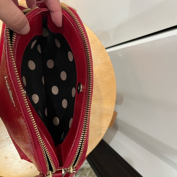 Kate Spade Red Patent Leather Cross Body Purse - Picture 4 of 8